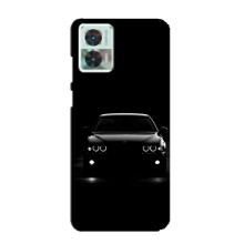 Чехол для Мото Ейдж 30 Нео - с принтом БМВ (AlphaPrint) (Машина BMW)