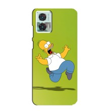 Чехол с Симпсонами для Motorola Edge 30 Neo (VPrint) (Гомер Симпсон)
