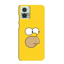 Чехол с Симпсонами для Motorola Edge 30 Neo (VPrint) (Гомер)