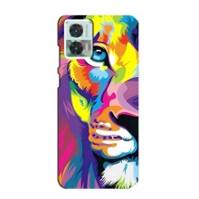 Чехол со Львом для Motorola Edge 30 Neo (VPrint) (Яркий Лев)