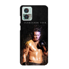 Чехол с картинкой Александр Усик для Motorola Edge 30 Neo – Чемпион Усик