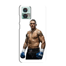 Чехол с картинкой Александр Усик для Motorola Edge 30 Neo – Усик на белом