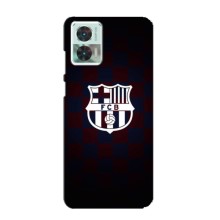 Чехол с картинкой ФК Барселона на Мото Ейдж 30 Нео – Лого FCB