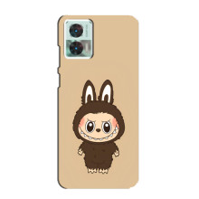Чохол з Лабубу на Motorola Edge 30 Neo – Коричневий Лабубу