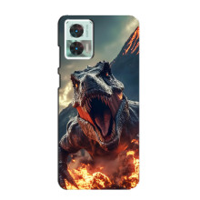 Чехол с картинкой «Хищники» для Motorola Edge 30 Neo (Динозавр)