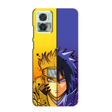 Купить Чохли на телефон з принтом Anime для Моторола Мото едж 30 нео – Naruto Vs Sasuke