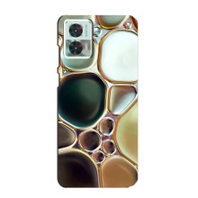 Мраморный чехол на Motorola Edge 30 Neo (VPrint) (Радужный Мрамор)