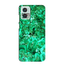 Мраморный чехол на Motorola Edge 30 Neo (VPrint) (Салатный Мрамор)