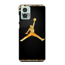 Силиконовый Чехол Nike Air Jordan на Моторола Мото едж 30 нео – Джордан 23