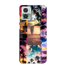Силиконовый чехол с КАРТИНКАМИ лето для Motorola Edge 30 Neo (AlphaPrint) (Летний отпуск)