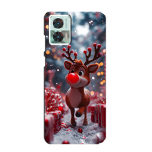 Яскравий чохол для Motorola Edge 30 Neo з Зимові Оленята – Олень серед подарунків