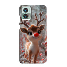 Яскравий чохол для Motorola Edge 30 Neo з Зимові Оленята