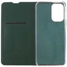 Шкіряний чохол книжка GETMAN Elegant (PU) для Motorola Edge 40 – Зелений