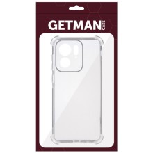 TPU чехол GETMAN Ease logo усиленные углы Full Camera для Motorola Edge 40 – Бесцветный (прозрачный)