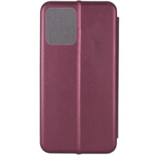Кожаный чехол-книжка Classy для Motorola Edge 40 – Бордовый