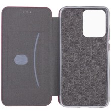 Кожаный чехол-книжка Classy для Motorola Edge 40 – Бордовый