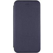 Кожаный чехол-книжка Classy для Motorola Edge 40 – Темно-синий