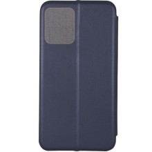 Кожаный чехол-книжка Classy для Motorola Edge 40 – Темно-синий