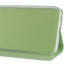 Кожаный чехол-книжка GETMAN Elegant (PU) для Motorola Edge 40 – Мятный