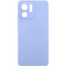 Чехол TPU GETMAN Liquid Silk Full Camera для Motorola Edge 40 – Сиреневый