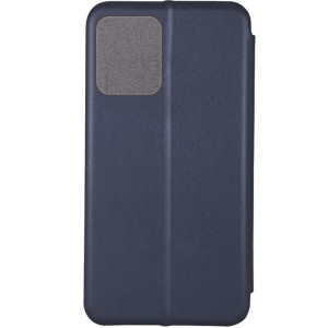 Шкіряний чохол-книжка Classy для Motorola Edge 40 – Темно-синій