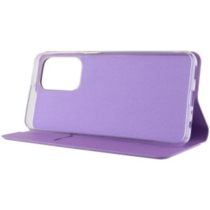 Шкіряний чохол-книжка GETMAN Elegant (PU) для Motorola Edge 40 – Бузковий