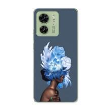 Чехлы (ART) Цветы на Motorola Edge 40 (VPrint) (Цветы на голове)