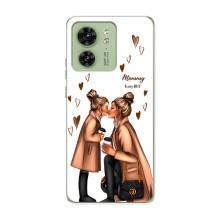 Чехол с печатью для Motorola Edge 40 - (Мама с ребенком) (AlphaPrint)