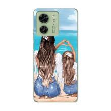 Чехол с печатью для Motorola Edge 40 - (Мама с ребенком) (AlphaPrint)