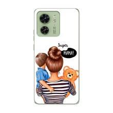 Чехол с печатью для Motorola Edge 40 - (Мама с ребенком) (AlphaPrint)