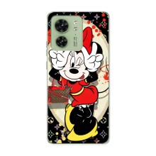 Чохол Disney Mouse Motorola Edge 40 (PREMIUMPrint) – Мінні peace