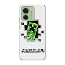 Чохол Майнкрафт на Motorola Edge 40 (AlphaPrint) Minecraft