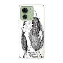 Чохол з друком для Motorola Edge 40 - (Мода) (AlphaPrint) (Фото дівчини)