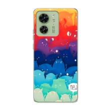 Чохол на Моторола Едге 40 з Котиками (VPrint) (Mew)