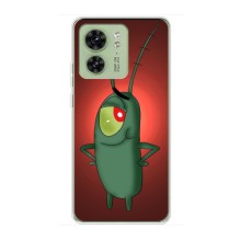 Чехол с картинкой "Одноглазый Планктон" на Motorola Edge 40 (Стильный Планктон)