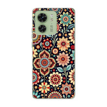 Чехол с принтом Ковер для Motorola Edge 40 – Цветочный ковер