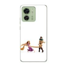 Чехол Рапунцель для Motorola Edge 40 (Рапунцель и Флин)