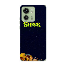 Чехол с мультфильмом Шрек на Motorola Edge 40 – Шрек лого
