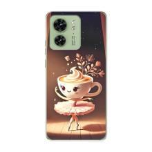 Чохол з мемом Тралалело тралала на Motorola Edge 40 – Балерина капучина