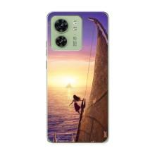 Чехол с мультфильмом Моана Motorola Edge 40 – Моана в море