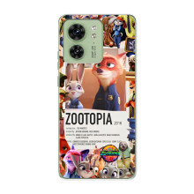 Чехол Зоотрополіс на Motorola Edge 40 – Коллаж Зоо