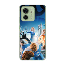 Чехол с принтом Фантастическая четверка для Motorola Edge 40 – Герои Фантастической четверки