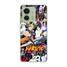 Купить Чехлы на телефон с принтом Anime для Моторола Мото едж 40 (Наруто постер)