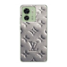 Текстурный Чехол Louis Vuitton для Моторола Мото едж 40 – Бежевый ЛВ