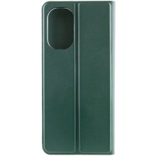 Кожаный чехол книжка GETMAN Elegant (PU) для Motorola Moto G32 – Зеленый