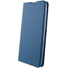 Кожаный чехол книжка GETMAN Elegant (PU) для Motorola Moto G32 – Синий