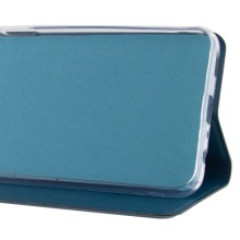 Кожаный чехол книжка GETMAN Elegant (PU) для Motorola Moto G32 – Синий