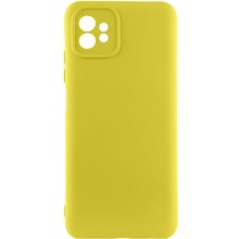Чохол Silicone Cover Lakshmi Full Camera (A) для Motorola Moto G32 – Жовтий