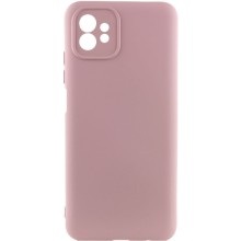 Чехол Silicone Cover Lakshmi Full Camera (A) для Motorola Moto G32 – Розовый