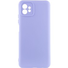 Чехол Silicone Cover Lakshmi Full Camera (A) для Motorola Moto G32 – Сиреневый
